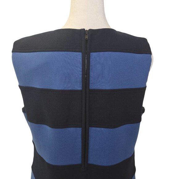 Theory Colorblock Sleeveless Shift Dress Size 12 - Picture 5 of 7